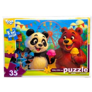 МʼЯКІ ПАЗЛИ 35 ЕЛЕМЕНТІВ (ВЕДМЕДІ В ПАРКУ)