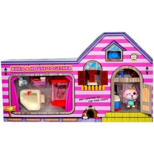 Набір кімната іграшкова з меблями (РОЖЕВА)