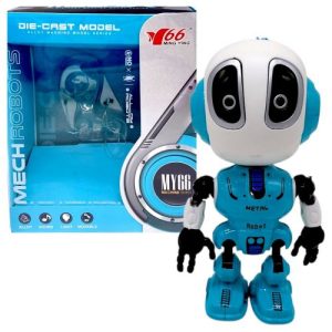 Металевий індуктивний робот, світло, звук (БЛАКИТНИЙ)