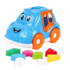 Машинка-сортер із фігурками (блакитна)