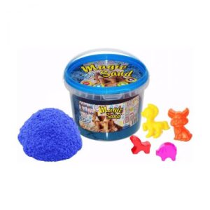 Кінетичний пісок "Magic Sand", 500 г, з формочками (блакитний)