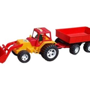 Трактор з ковшем і причепом "Бамсік"