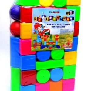 Конструктор кубики "Будівельник № 2" (34 дет)