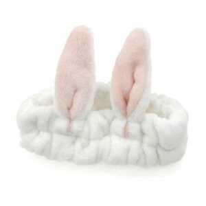 Плюшева пов'язка "Зайка" (білий)