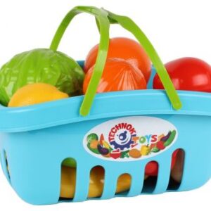 Набір продуктів у кошику (синій)