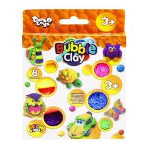 Кульковий пластилін "Bubble Clay" 8 кольорів укр