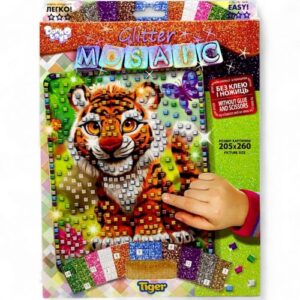 Набір для творчості "Блискуча мозаїка: Тигрик"