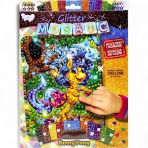 Набір для творчості "Блискуча мозаїка: Поні", жовтий