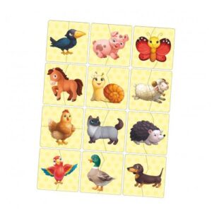 Пазл "Половинки. Тварини"