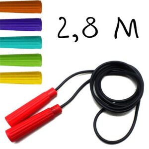 Скакалка чорна, 280 см (мікс)