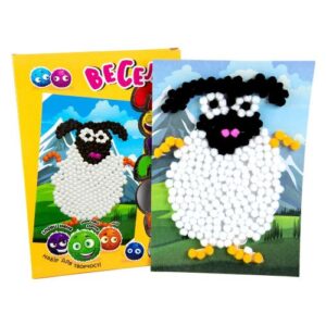 Набір для творчості "Веселі помпони - овечка" (укр)