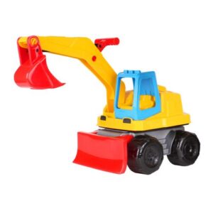 Екскаватор пластиковий (жовто-синій)