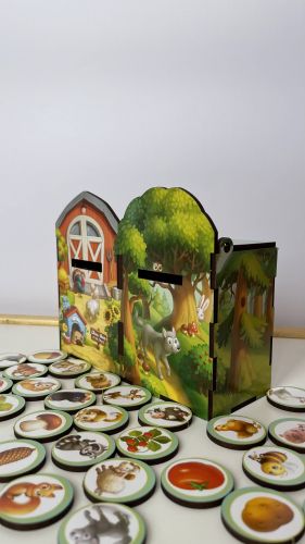 Чарівна скринька "Дикі та домашні тварини"