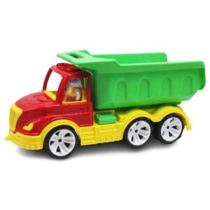 Пластикова машинка "Самоскид Mati", червоно-зелений