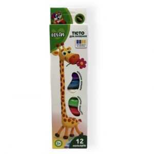 Тісто для ліплення "Neon Classic Dough", 12 кольорів