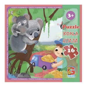 Пазл "Зоопарк: Коала", 16 елем. (21х20 см)