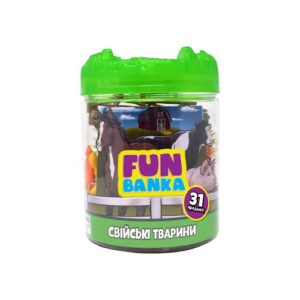 Ігровий набір "Fun Banka. Свійські тварини", 31 предмет