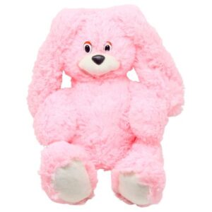 Мʼяка іграшка "Зайчик Сеня", рожевий