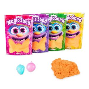 Кінетичний пісок "Magic Sand", 200 г (помаранчевий)