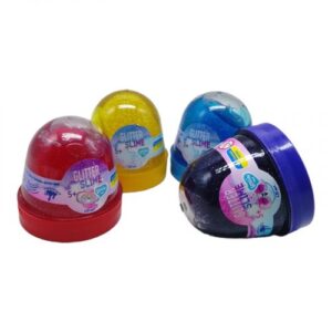 Слайм-антистрес "Lovin: Glitter slime", 120 г, мікс видів