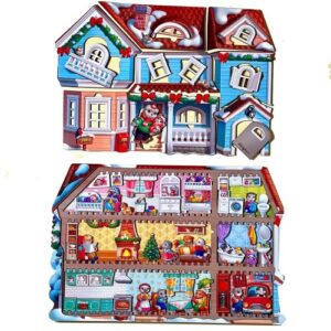 Дошка-пазл "Котячий будинок", деревʼяна