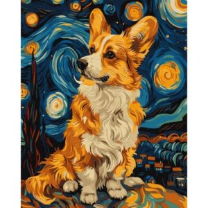 Картина за номерами "Чарівний коргі" 40х50 см