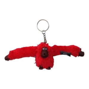 Брелок хутряний "Горила" (Кіплінг), кармінова