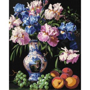 Картина по номерах "Краса ірисів" 40х50 см