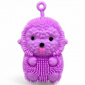 Іграшка-світяшка "Собачка" (9 см) бузкова