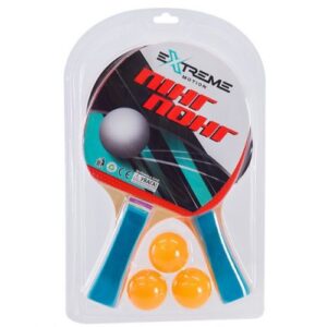 Набiр для настiльного тенiсу (2 ракетки, 3 мʼячики)