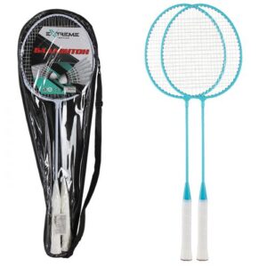 Бадмiнтон (2 ракетки) в сумці-чохлі, блакитний