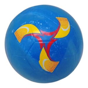 Мʼяч футбольний, гумовий №4 (синій)