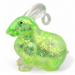 Антистрес жуйка-тягучка "Зайчик" 8 см (салатовий)