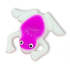 Лизун-антистрес "Жабка" 7 см (рожевий)