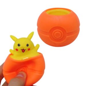 Антистрес “Аніме. Пікачу в покеболі”, помаранчевий