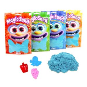 Кінетичний пісок "Magic Sand", 350 г (блакитний)