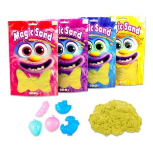 Кінетичний пісок "Magic Sand", 500 г (жовтий)