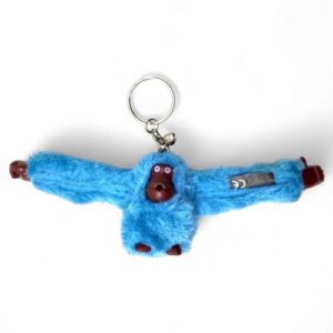 Брелок хутряний "Горила" (Кіплінг), бірюзова