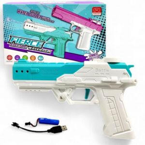 Водний пістолет, електричний, 22,5 см (бірюзовий)