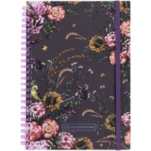 Блокнот на спіралі карт. обк., А5,80 арк,кл.,OS,Purple field