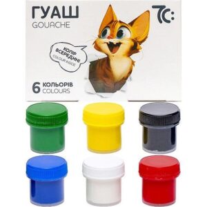 Набір гуашевих фарб 6*10мл 7С: (40509)