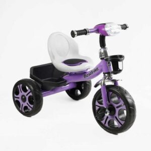 Велосипед 3-х колісний BS-27102 Best Trike (1) колеса EVA переднє 12’’, заднє 10’’, сталева рама, фара з музикою та світлом, кошик, в коробці