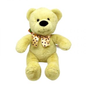 Мʼяка іграшка Ведмедик Тедді 35 см (БАНАНОВИЙ)