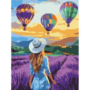 Картина за номерами "Лавандові пригоди" 30х40 см