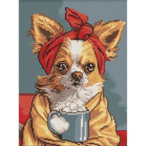 Алмазна мозаїка "Чудова кава" 30х40 см