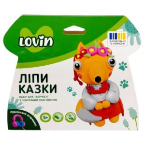 Набір для творчості з повітряним пластиліном "ЛіпиКазки" (ЛИСИЧКА)