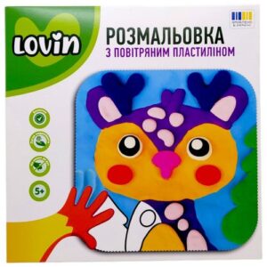 Розмальовка з повітряним пластиліном (ОЛЕНЬ)