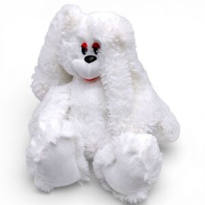 Мʼяка іграшка "Зайчик Сеня", 33 см, білий