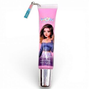 Блиск для губ із шармом "МІС" (РОЖЕВИЙ)