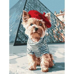 Картина по номерах "Французький настрій" 30х40 см